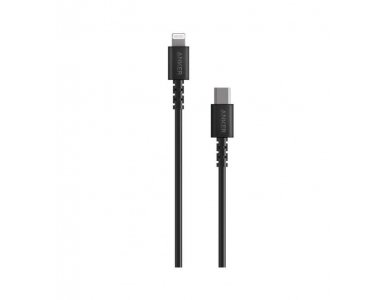 Anker PowerLine Select 0.9μ. Lightning Καλώδιο σε USB-C για Apple iPhone / iPad / iPod MFi & PD Φόρτιση, Μαύρο - A8612H11