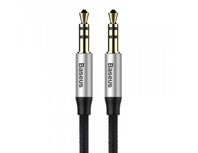 Baseus Yiven Audio AUX, 1.5m. With Nylon Weaving - CAM30-CS1, Black