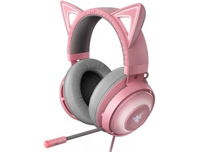 Razer Kraken Kitty Edition Quartz, Chroma RGB USB Gaming Headset - RZ04-02980200-R3M1