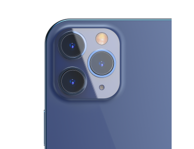Baseus iPhone 12 Pro Max Camera Lens Protector Tempered Glass, Τριπλό Προστατευτικό τζαμάκι Καμερών, Σετ των 2 - SGAPIPH61P-JT02