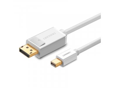 Ugreen Mini DisplayPort to DisplayPort 4K@60Hz Cable 1,5. White - 10476