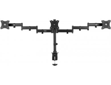 VonHaus Triple Arm Desk Mount with Clamp, for Screens 13”-27”, up to 24kg - 05/084