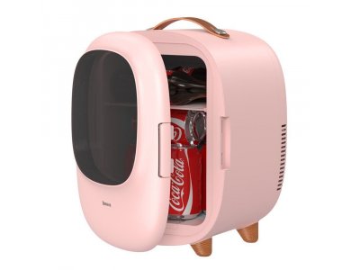 Baseus Zero Space Refrigerator 8L, Portable, 220V EU,  Pink - CRBX01-A04
