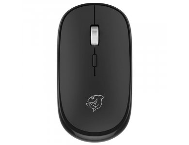 Ajazz DMW045 Wireless Optical Mouse, Silent 800-1600 DPI Ποντίκι, Μαύρο
