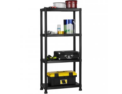 VonHaus Ραφιέρα 4 Ραφιών 139cm X 60cm X 30cm, Αντοχής 125kg Φορτίου (20kg/Ράφι) - 3500131
