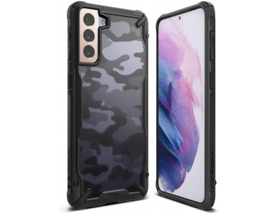 Ringke Fusion X Galaxy S21 Military Grade Θήκη Heavy Duty, Camo Black