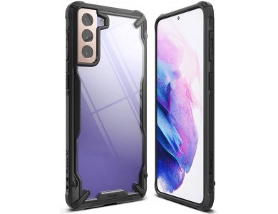 Ringke Fusion X Galaxy S21+ Plus Military Grade Case Heavy Duty, Black