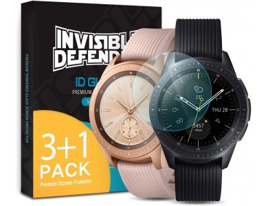 Ringke Galaxy Watch 41mm / 42mm Invisible Defender 4x ID Glass, Screen Protector - G4as015, Set of 4