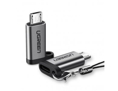 Ugreen Αντάπτορας USB-C Θηλυκό σε Micro-USB - 50590, Ασημί