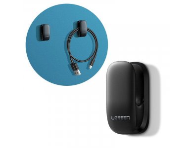 Ugreen Ηook Ηolder, Γάντζος Στήριξης / Hanger, με Αυτοκόλλητη Ταινία, Σετ 4 Τεμαχίων - 80199