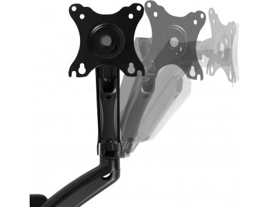 VonHaus Single Arm Wall Mount, Βάση Τοίχου για Οθόνη 17”-27”, με Gas Spring Arm, Αντοχή έως 6.5kg - 3000165