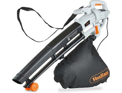 VonHaus 3 in 1 Leaf Blower / Aspirator 3000W with 35L Collection Bag & 10m. Cable - 2500105