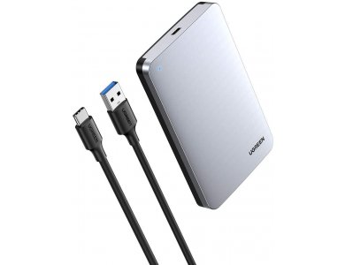 Ugreen External Hard Drive Enclosure USB-C 3.1 to SATA Adapter (10Gbps), Θήκη για 2.5" SATA Εξωτερικούς Σκληρούς δίσκους - 70498