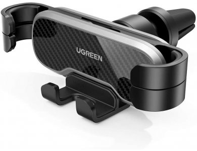 Ugreen Gravity Βάση Αυτοκινήτου αεραγωγού για Smartphone - 80539, Black