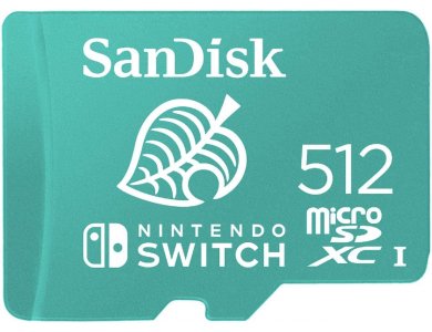 Sandisk micro SDXC 512GB card for Nintendo Switch - SDSQXAO-512G-GNCZN