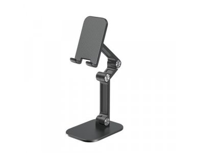 Nordic Adjustable Desktop Bracket Holder, Tablet Mounting Stand, Black - MH-110