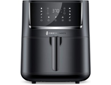 TaoTronics Air Fryer, XL 5.7lt Air Fryer for Hygienic Cooking, 1750W, Touch Control, 11 Preset Menus & Recipes - TT-AF001