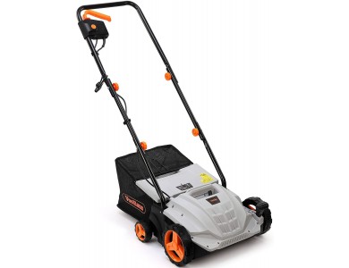 VonHaus Lawn Rake & Scarifier, 2-in1 Aerator Electric 1500W with 4 Cutting Depths and 10m. Cable - *REFURBISHED*