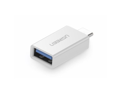 Ugreen Αντάπτορας USB-C σε USB 3.0 Θηλυκό, OTG Adapter USB-A Female to USB-C Male - 30155, Ασημί