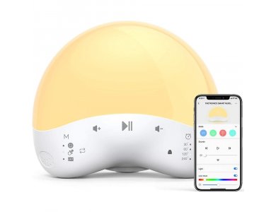 TaoTronics TT-CL023 Baby White Noise Machine & RGB Φωτάκι Νυχτός με APP, Timer & συμβατό με Alexa, Google Home
