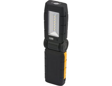 Brennenstuhl SMD LED Worklight Light, Working Flashlight with 6 SMD-LED: 280 lm + 1 SMD-LED: 70 lm, Hook + Stand