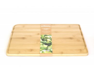 Pebbly Bread board Cutting surface from Bamboo 37x29cm