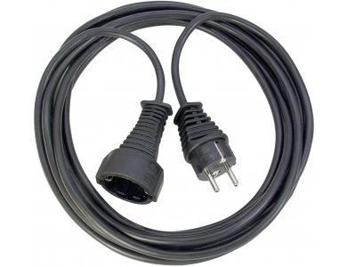 Brennenstuhl Balanteza 2m. Cable, Schuko PVC Extension Cable 3x1.5mm², Black