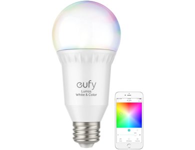 Anker Eufy Lumos Smart LED Lamp, White & RGB, 9W E27 WiFi (No Hub Needed) 270 °, 800 lumens - T1013321