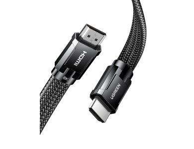 Ugreen HDMI v2.1 8K @ 60Hz, eARC, 48Gbps, HDR, Flat Cable with Nylon Weave, 2m. - 20228