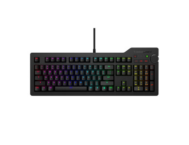 Das Keyboard 4Q Wired Mechanical RGB Keyboard, Cherry MX Brown Switches, Soft Tactile Mechanical Keyboard US Layout
