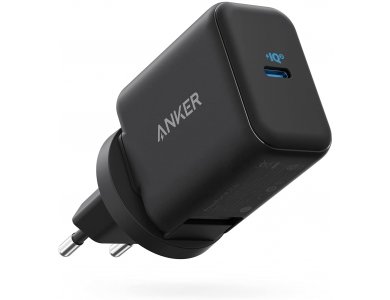 Anker PowerPort III Φορτιστής πρίζας 25W (Για Apple & Samsung) Type-C με PD/PIQ3.0, Μαύρος - A2058311