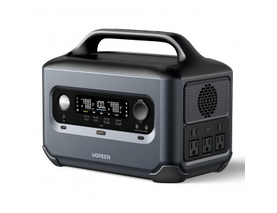 Ugreen PowerRoam GS600 Portable Powerstation 600W, με 2*Shucko + 2*USB-C + 2*USB-A & Θύρα Αυτοκινήτου - 15050