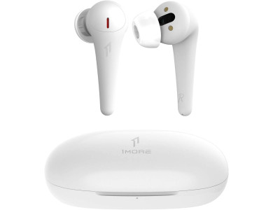 1MORE ComfoBuds Pro Hybird Noise Cancelling Bluetooth 5.0 Ακουστικά TWS με 6 ENC Mic, Υποστήριξη AAC & Quick Charge, White