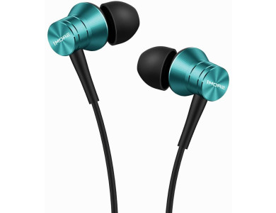 1MORE Piston Fit Headphones In-ear Hands free with Noise Isolation, Phone Control & MEMS Mic, Blue