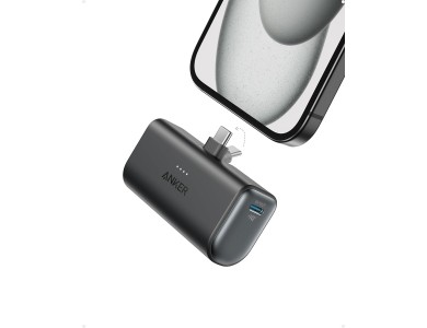 Anker Nano 5000 PD 22.5W USB-C Mini Power Bank 5.000mAh Power Delivery & PowerIQ 3.0, Black