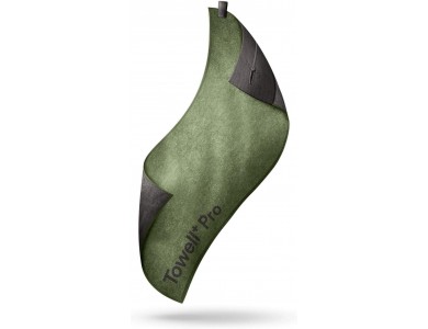 Stryve Towell+ Pro Sports Towel 105 x 42.5cm, with Magnetic Clip & Storage Pocket, Deep Green