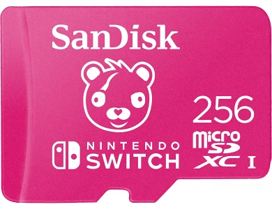 Sandisk microSDXC 256GB card for Nintendo Switch, Fortnite Edition