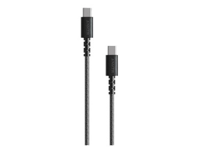 Anker PowerLine Select+ Καλώδιο USB-C σε USB-C 0.9μ. Με Νάυλον ύφανση, Μαύρο