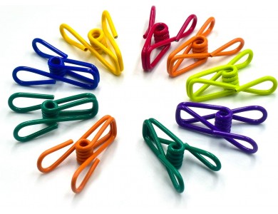 AJ 20-Pack Chip Clips, Multipurpose Clips / Pegs Set of 20pcs (Various Colors)