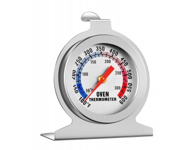 AJ Oven Thermometer, Θερμόμετρο Φούρνου / BBQ 50-300°C, Silver