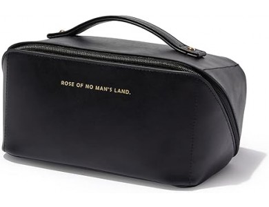 AJ Travel Makeup Bag, Νεσεσέρ για τοποθέτηση Καλλυντικών, με Διαχωριστικά, Black