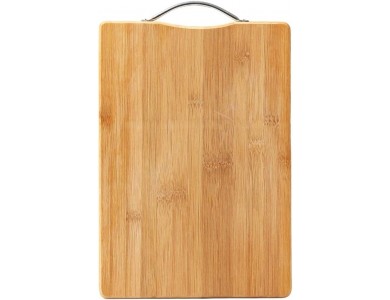 AJ Wooden Chopping Board, Ξύλινη Επιφάνεια Κοπής Τροφίμων από Βamboo, 45 x 32cm