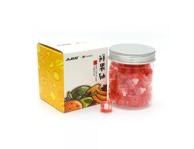 Ajazz Diced Fruit Peach Switch Set for Keyboard, Ανταλλακτικοί Διακόπτες Linear για Μηχανικό Πληκτρολόγιο, Σετ των 45+1 Τμχ