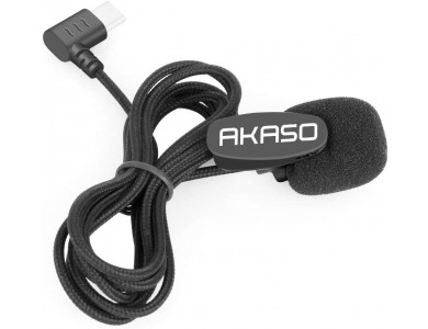 Akaso External Microphone, Εξωτερικό Πυκνωτικό Μικρόφωνο με Micro USB για Action Camera V50X, EK7000 Pro, Brave 7 LE, Brave 4
