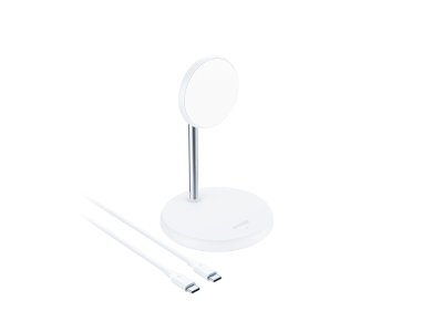 Anker PowerWave Magnetic Stand, Ασύρματος Μαγνητικός φορτιστής για iPhone 12 / 13 Series - A2540G21, Λευκός