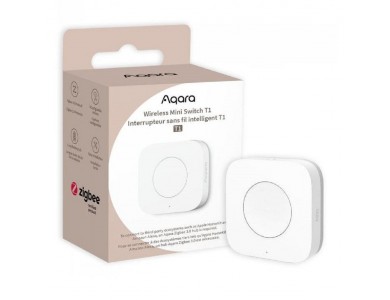 AQARA Wireless Mini Switch T1, Smart Intermediate Switch with ZigBee Connection