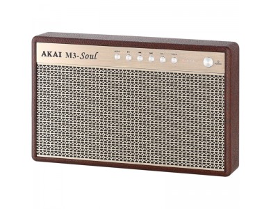 Akai M3 Soul Portable Bluetooth 5.0 Speaker 20W with Aux-In & USB, Coffee