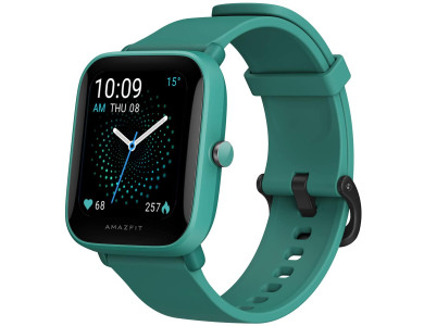 Amazfit Bip U Pro Smartwatch 1.43” με Παλμογράφο, Αδιάβροχο, Green