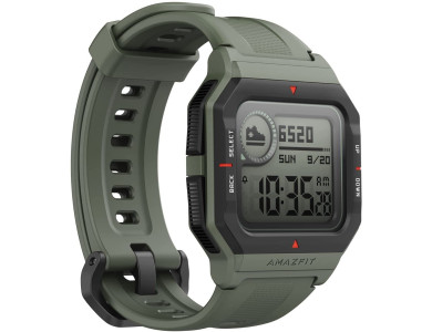 Amazfit Neo Smartwatch Retro with 1.2" Display with Backlight, Oscilloscope, Waterproof, Green