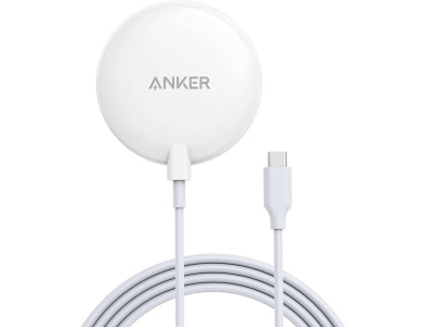 Anker 313 Magsafe PowerWave Magnetic Pad Lite Ασύρματος Μαγνητικός φορτιστής για iPhone 12 / 13 Series - A2565G21, Λευκός